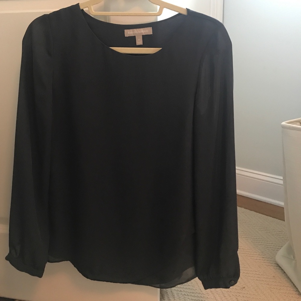 Banana Republic Womens grey blouse